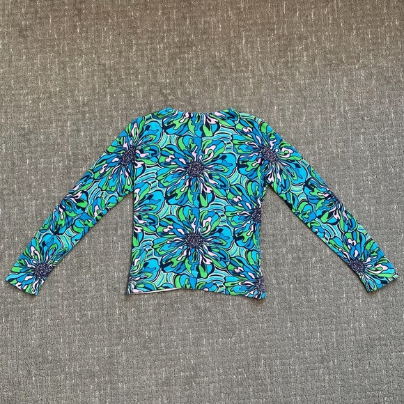 Lilly Pulitzer Paley Cardigan in Dress Rehearsal Size Large - Picture 2 of 6